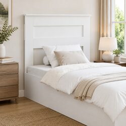 Functional White Headboard for Any Bedroom Setting