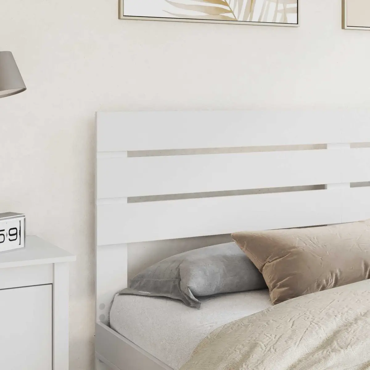 White Headboard for Bedrooms and Spaces