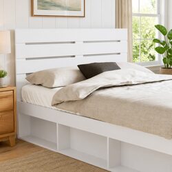 Practical White Headboard for Any Bedroom Style