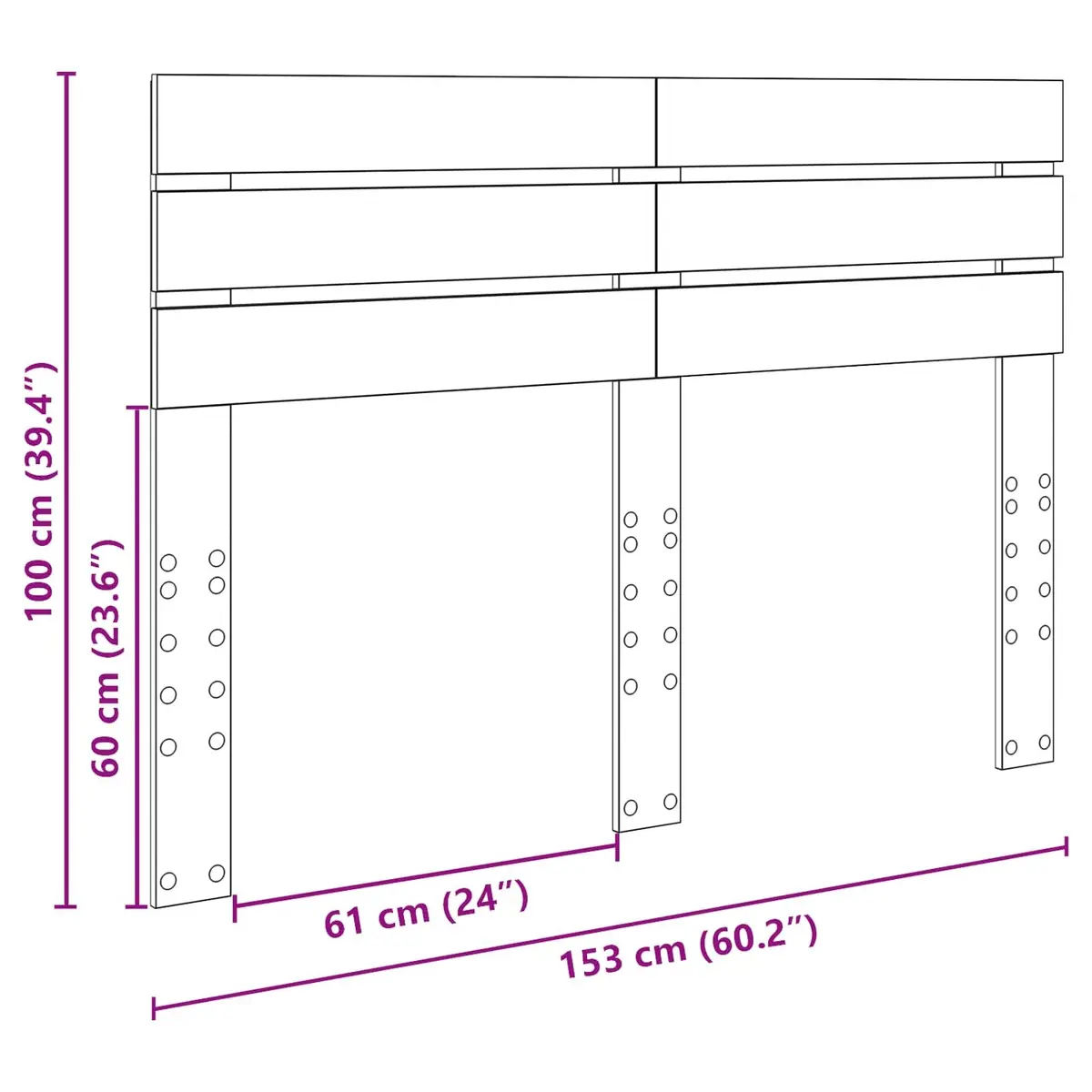 Brown Rectangular Headboard for Any Bedroom
