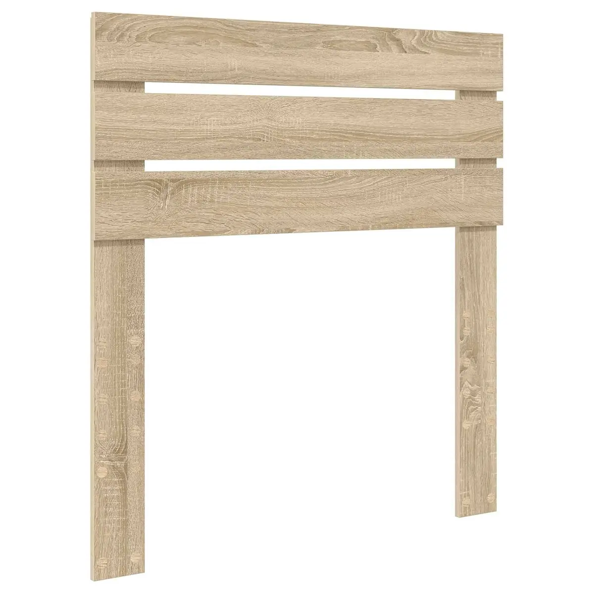 Headboard Engineered Wood Rectangular Brown