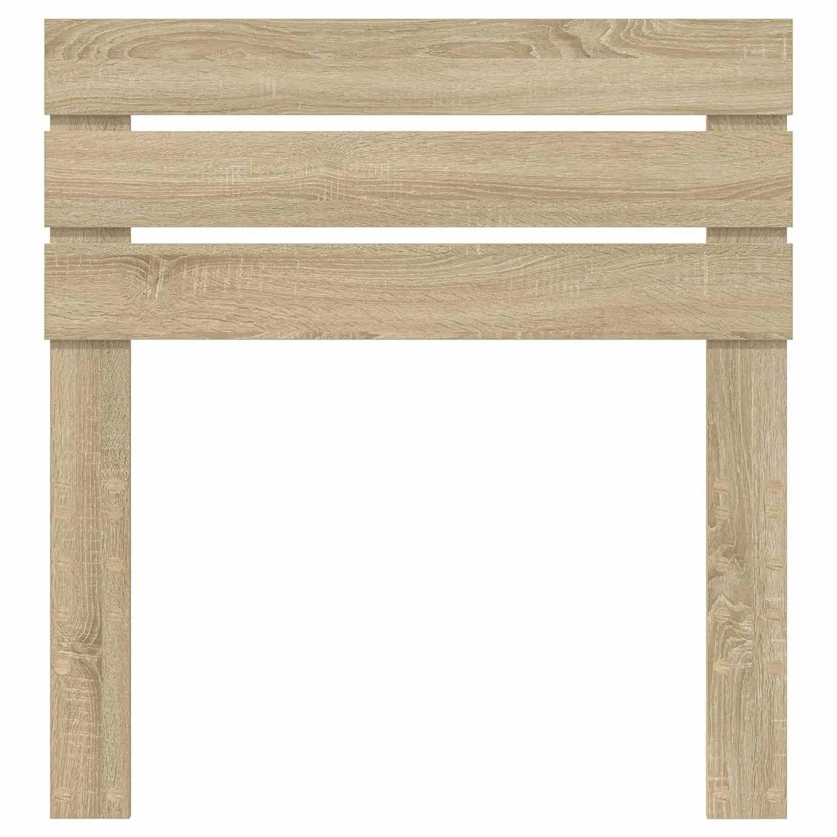 Headboard Engineered Wood Rectangular Brown