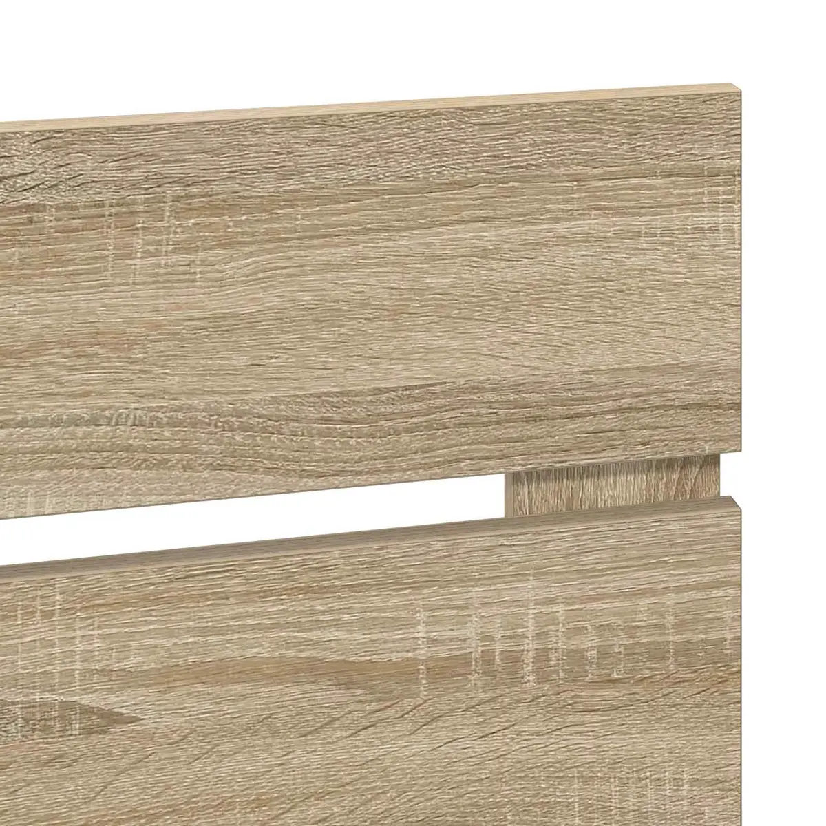 Headboard Engineered Wood Rectangular Brown