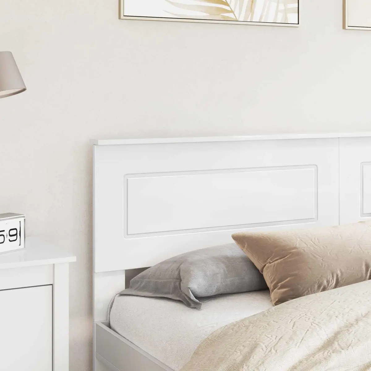 White Headboard for Any Bedroom Setup
