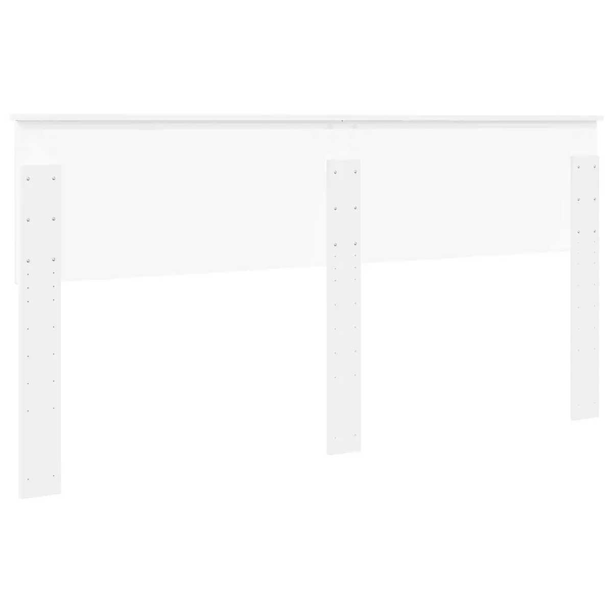 White Engineered Wood Headboard for Any Bedroom