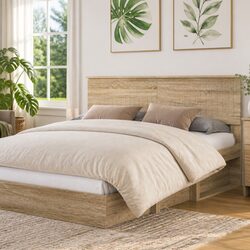 Practical Brown Sonoma Oak Headboard for Any Bedroom
