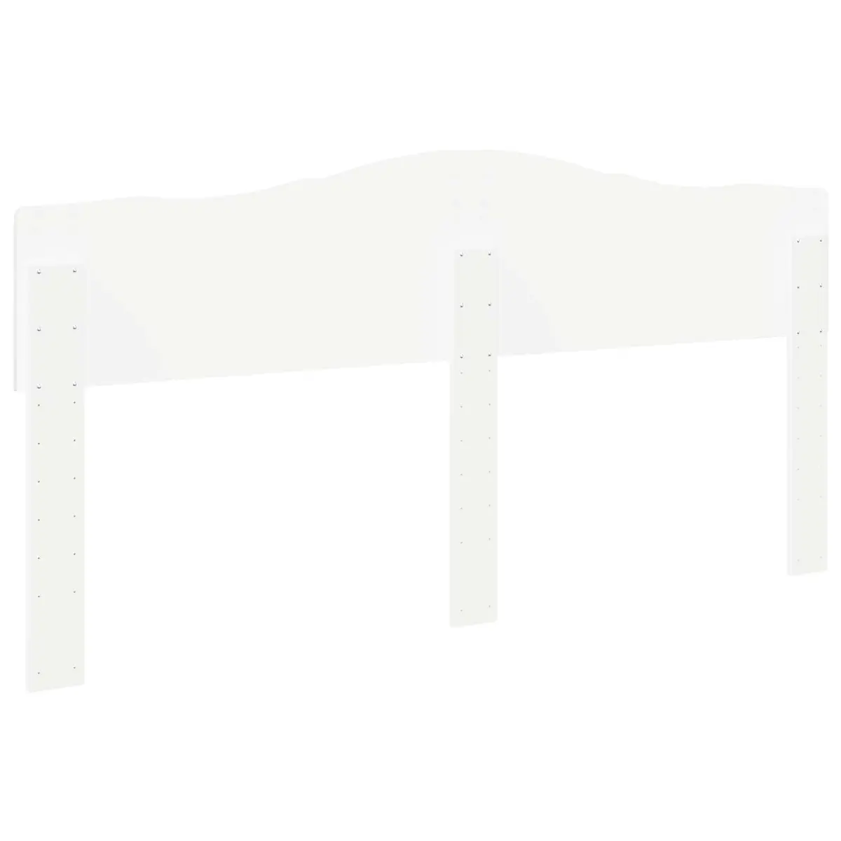 White Headboard for Any Bedroom Configuration