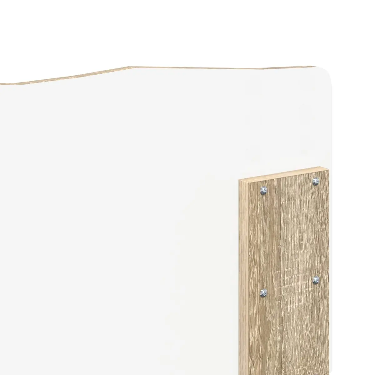 Headboard Engineered Wood Rectangular Brown Modern