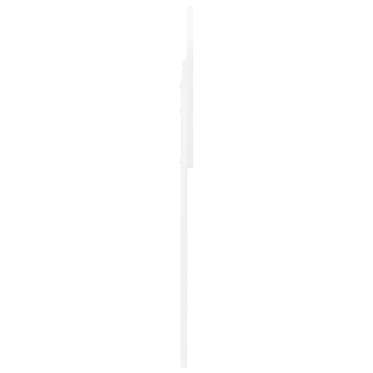 White Engineered Wood Headboard for Any Bedroom