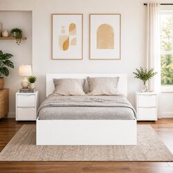 Functional Bedside Table with Storage for Daily Use