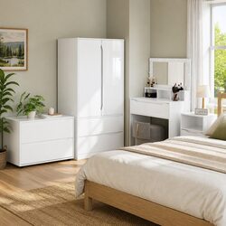 Versatile Storage Cabinet for Bedroom and Living Room Use