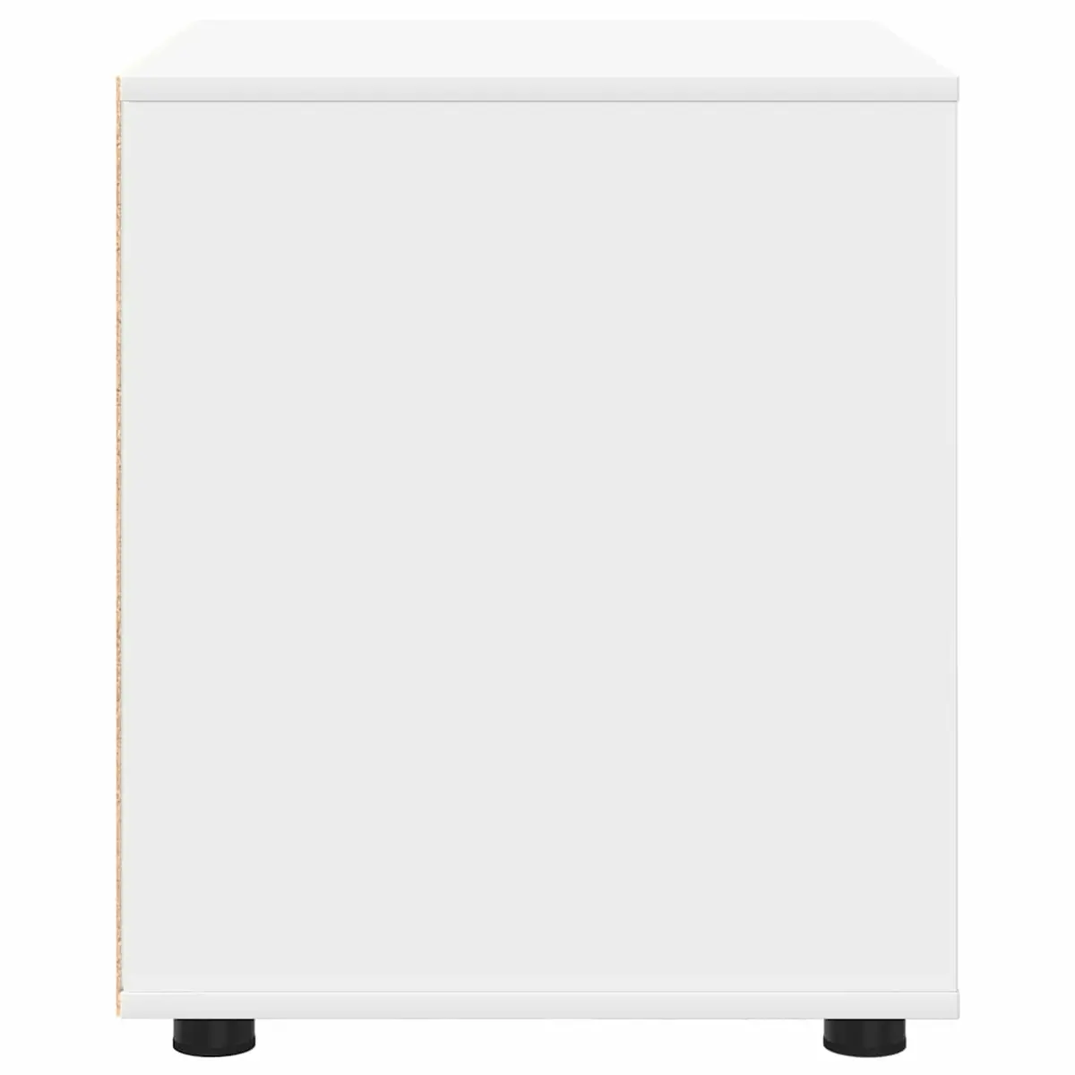 Storage Cabinet White 60x48x57cm Engineered Wood Bedroom Living Room Drawer