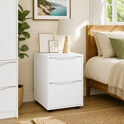 Versatile White Storage Cabinet 40 x 48 x 57 cm for Home Use