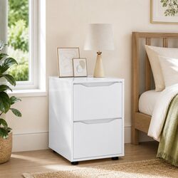 Versatile High Gloss White Storage Cabinet for Home Use