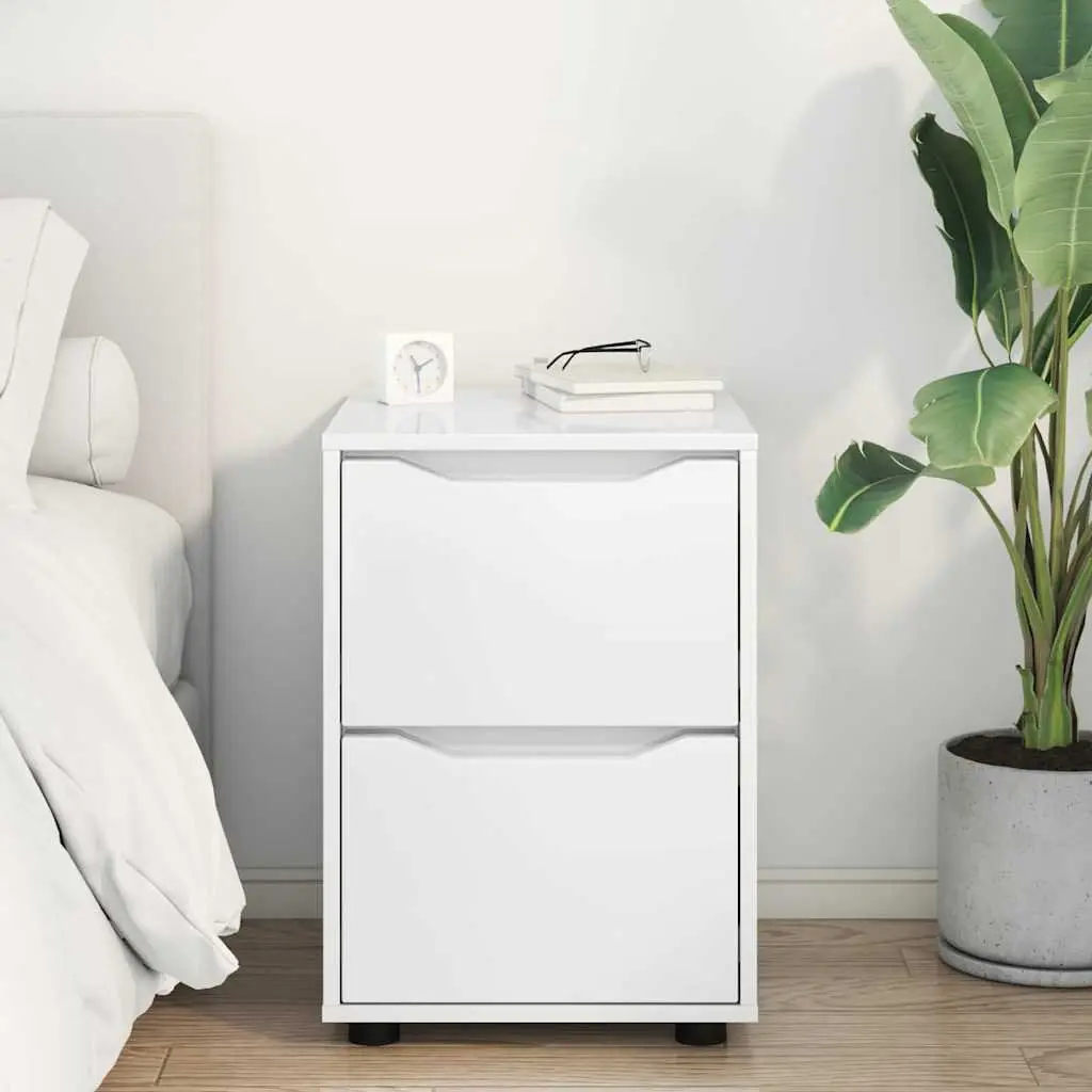High Gloss White Storage Cabinet for Home Use