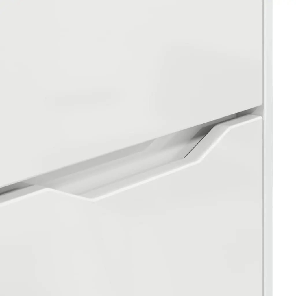 High Gloss White Storage Cabinet for Home Use