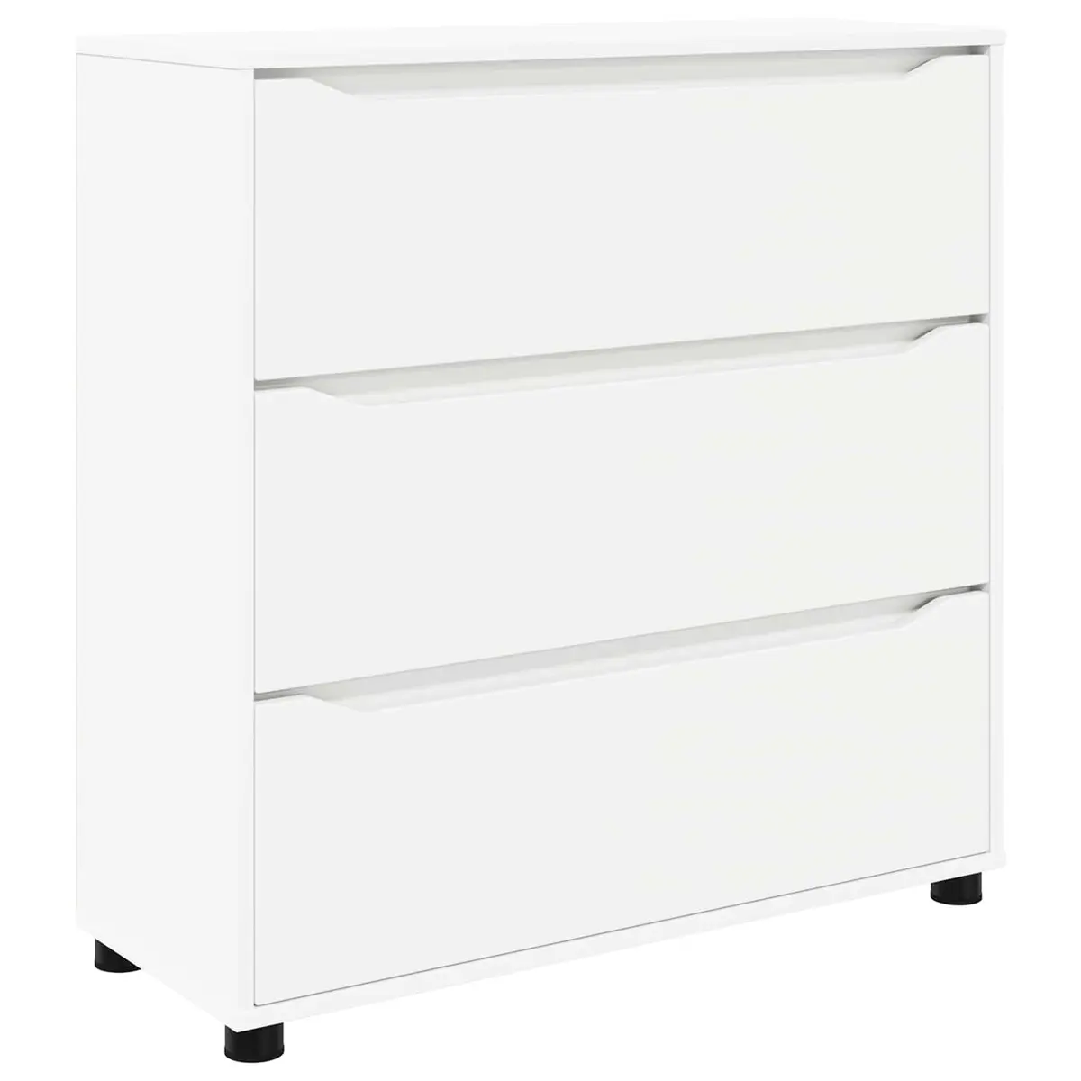 Storage Cabinet White 80 x 31 x 81 cm Engineered Wood Bedroom Living Room