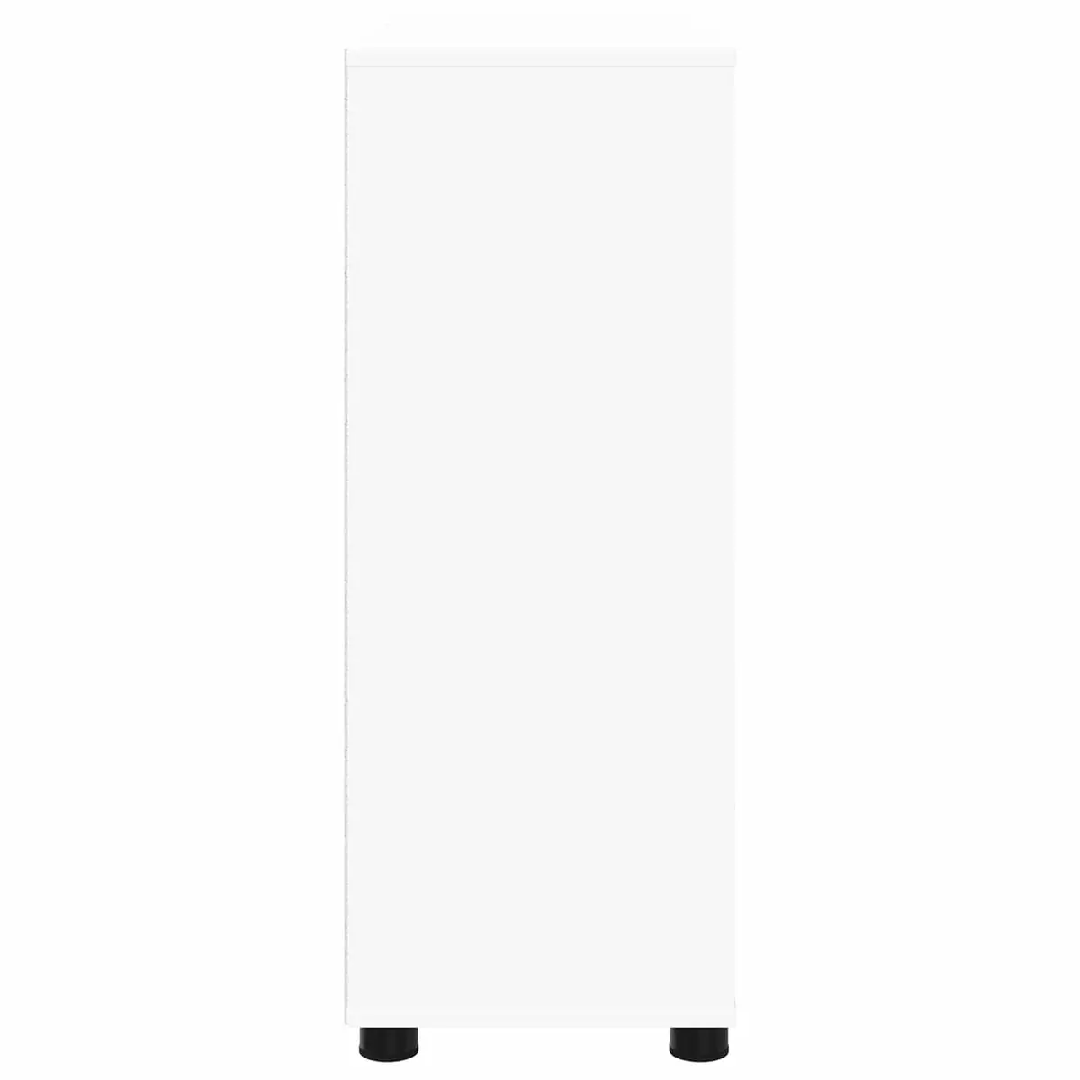Storage Cabinet White 80 x 31 x 81 cm Engineered Wood Bedroom Living Room