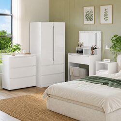Functional Storage Cabinet for Bedroom and Living Room