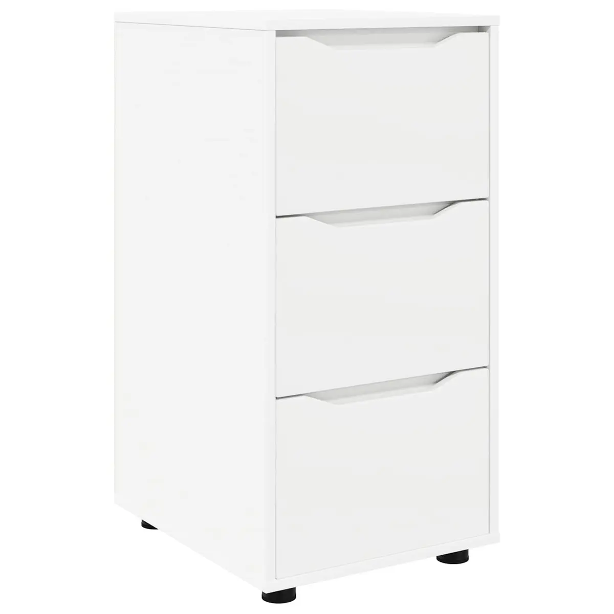 Storage Cabinet White 40 x 48 x 81 cm Engineered Wood Bedroom Living Room