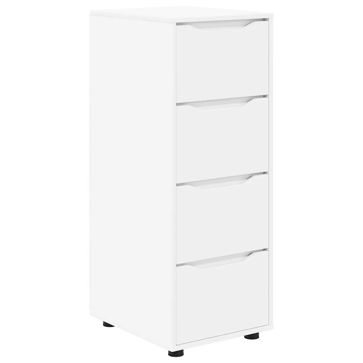 White Storage Cabinet 40 x 48 x 105 cm for Home Use
