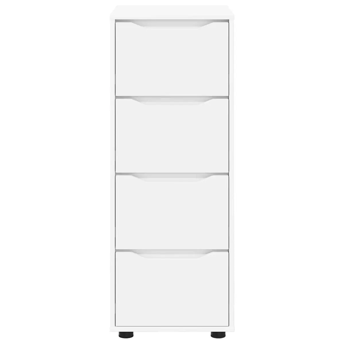 White Storage Cabinet 40 x 48 x 105 cm for Home Use