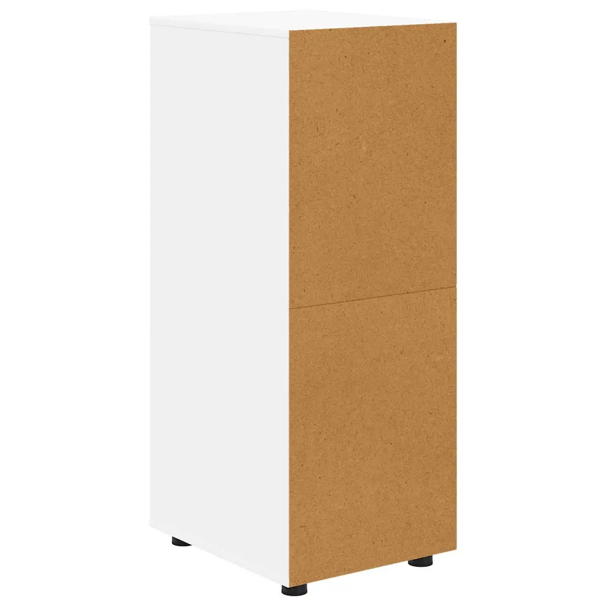 White Storage Cabinet 40 x 48 x 105 cm for Home Use