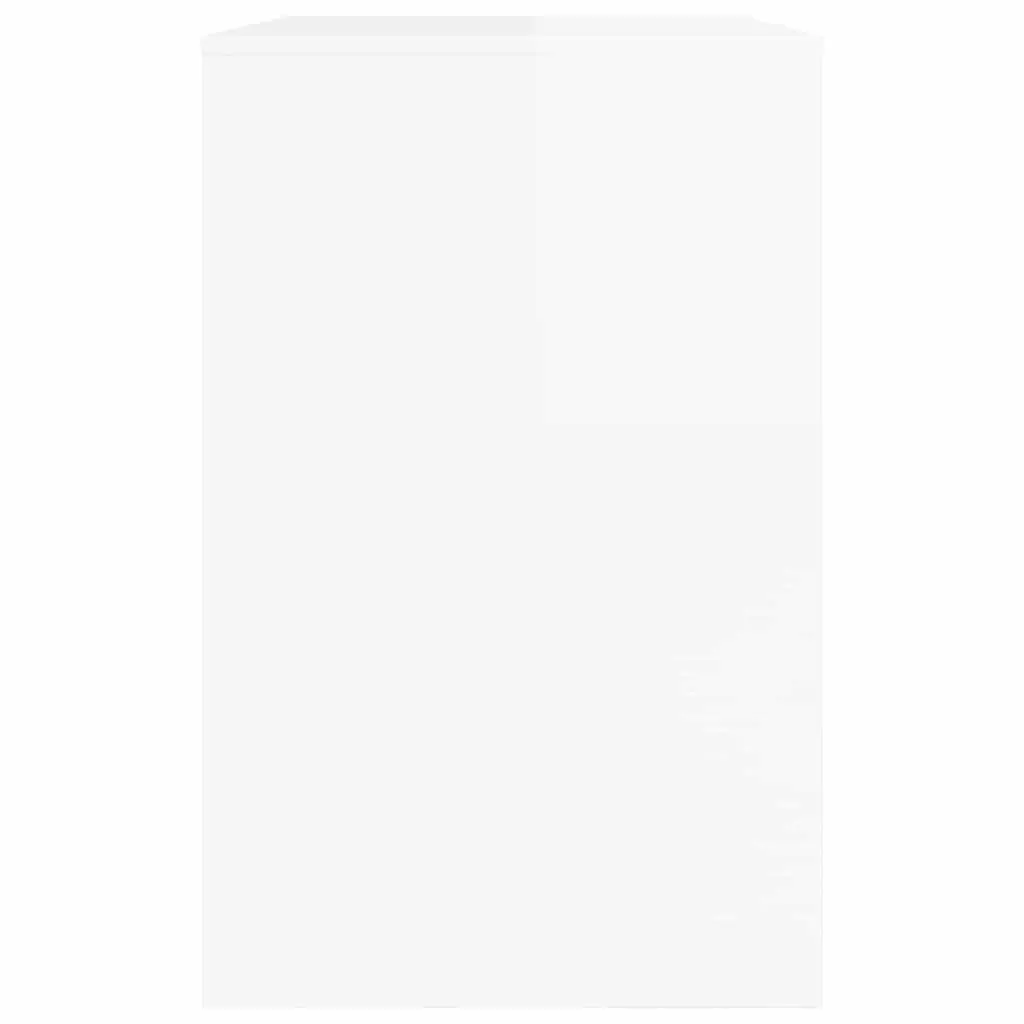 Engineered Wood Desk Rectangular 100cm High Gloss White