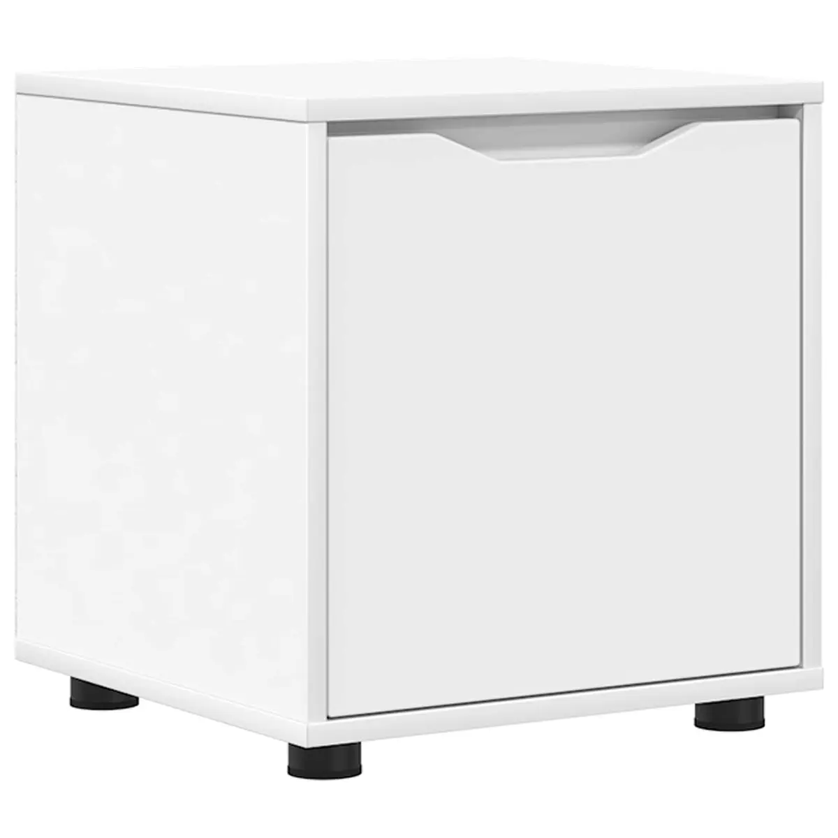 Bathroom Storage Cabinet White 40.5 x 40 x 44 cm Engineered Wood Minimalist