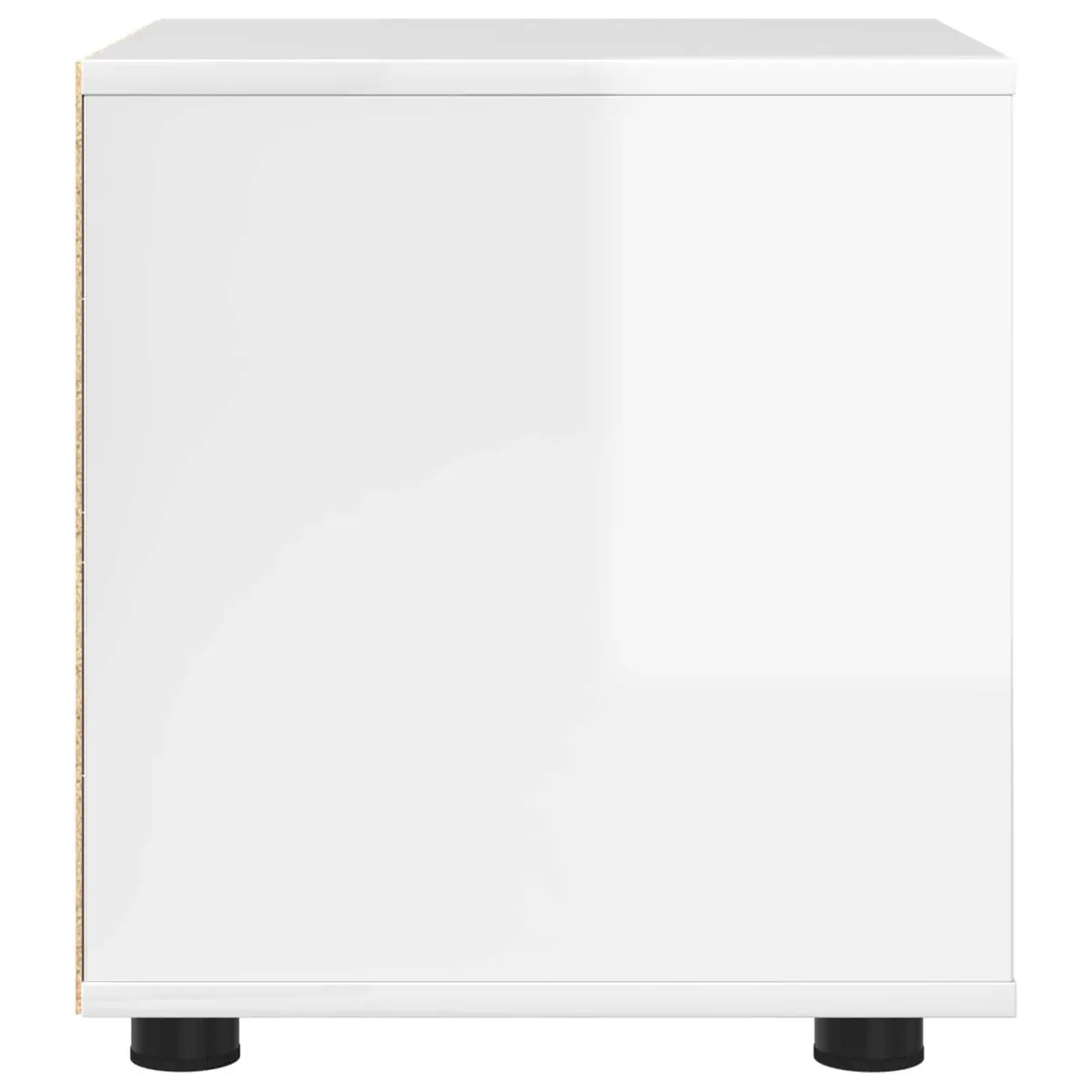 Bathroom Cabinet Engineered Wood High Gloss White Minimalist Organiser 40.5x40x44cm