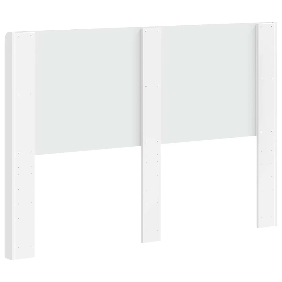 Headboard Bedroom Furniture Vertical Slat Design Engineered Wood Bed Frame Mount