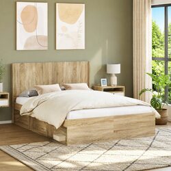 Versatile Brown Headboard for Multiple Bedroom Styles