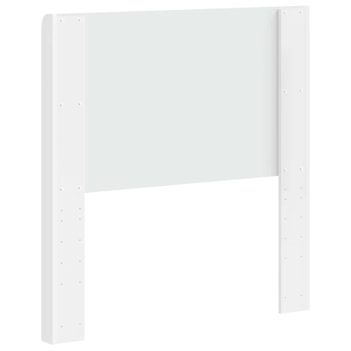 White Engineered Wood Headboard for Any Bedroom