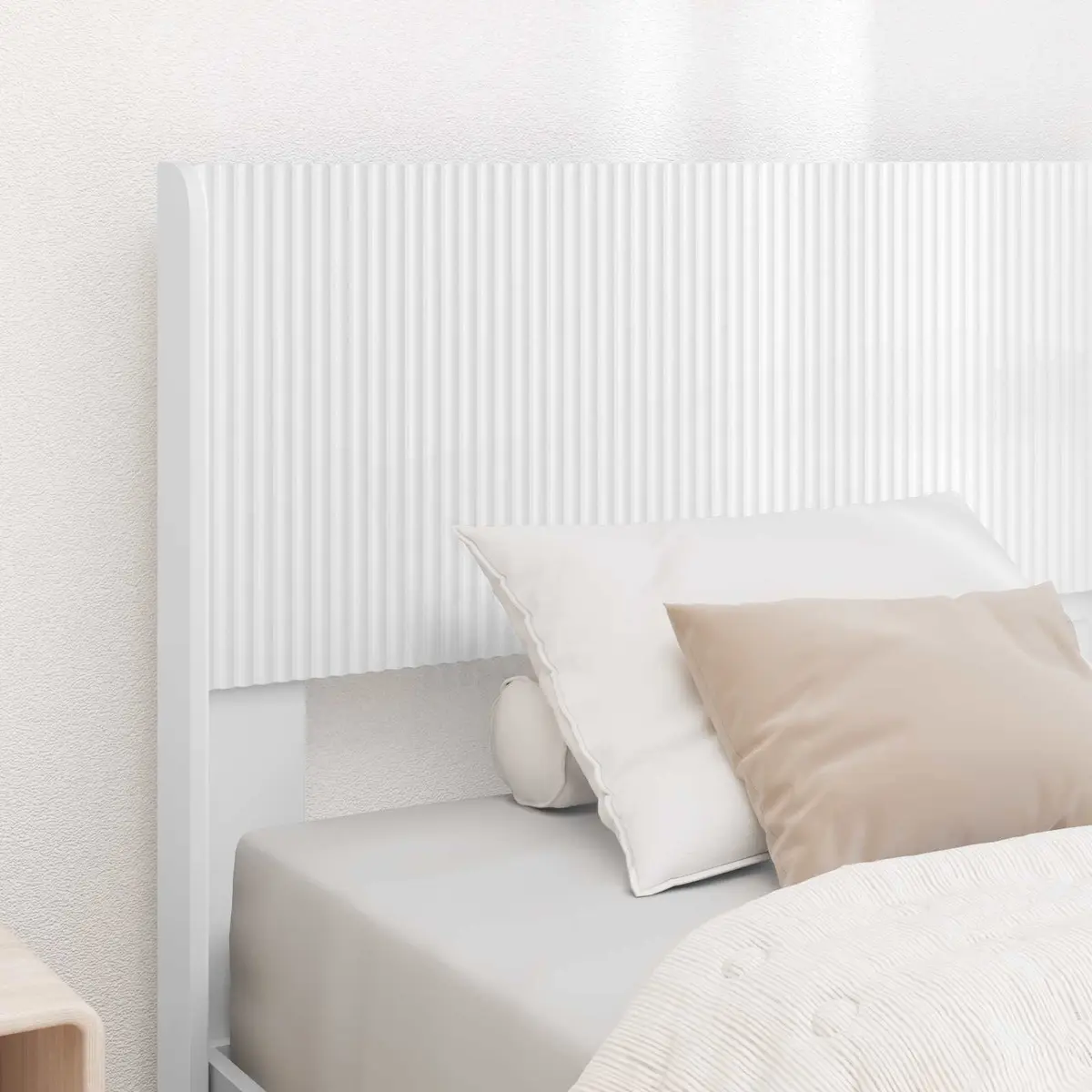 White Headboard for Modern Bedrooms