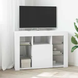 Functional Corner LED TV Cabinet for Modern Homes 100x40x68cm