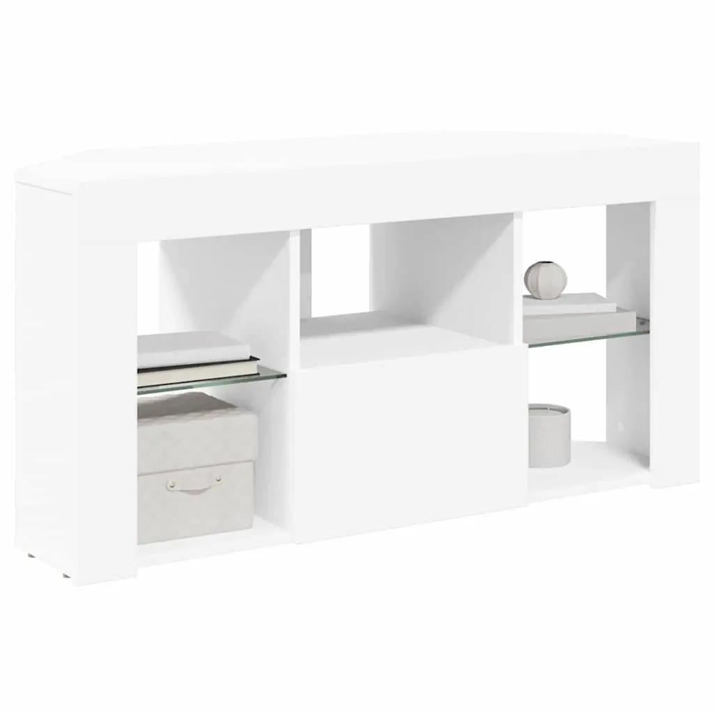 Corner Wall-Mounted LED TV Cabinet