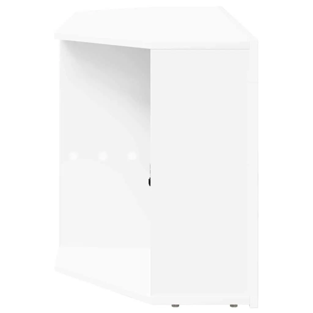 Corner Wall-Mounted LED TV Cabinet