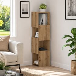 Practical Corner Cabinet for Living Room Organization