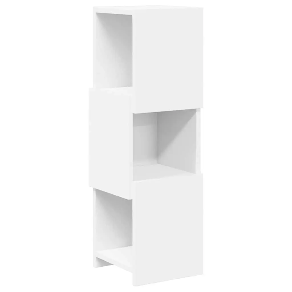 Corner Storage Cabinet Engineered Wood 25.5x25x80cm Matte Modern
