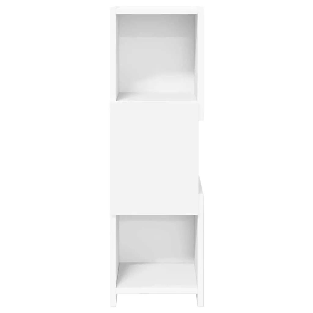 Corner Storage Cabinet Engineered Wood 25.5x25x80cm Matte Modern