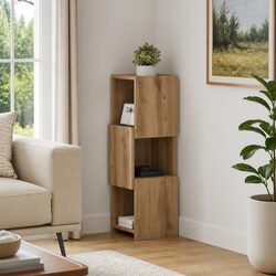 Space-Saving Corner Storage Cabinet 25.5x25x80cm