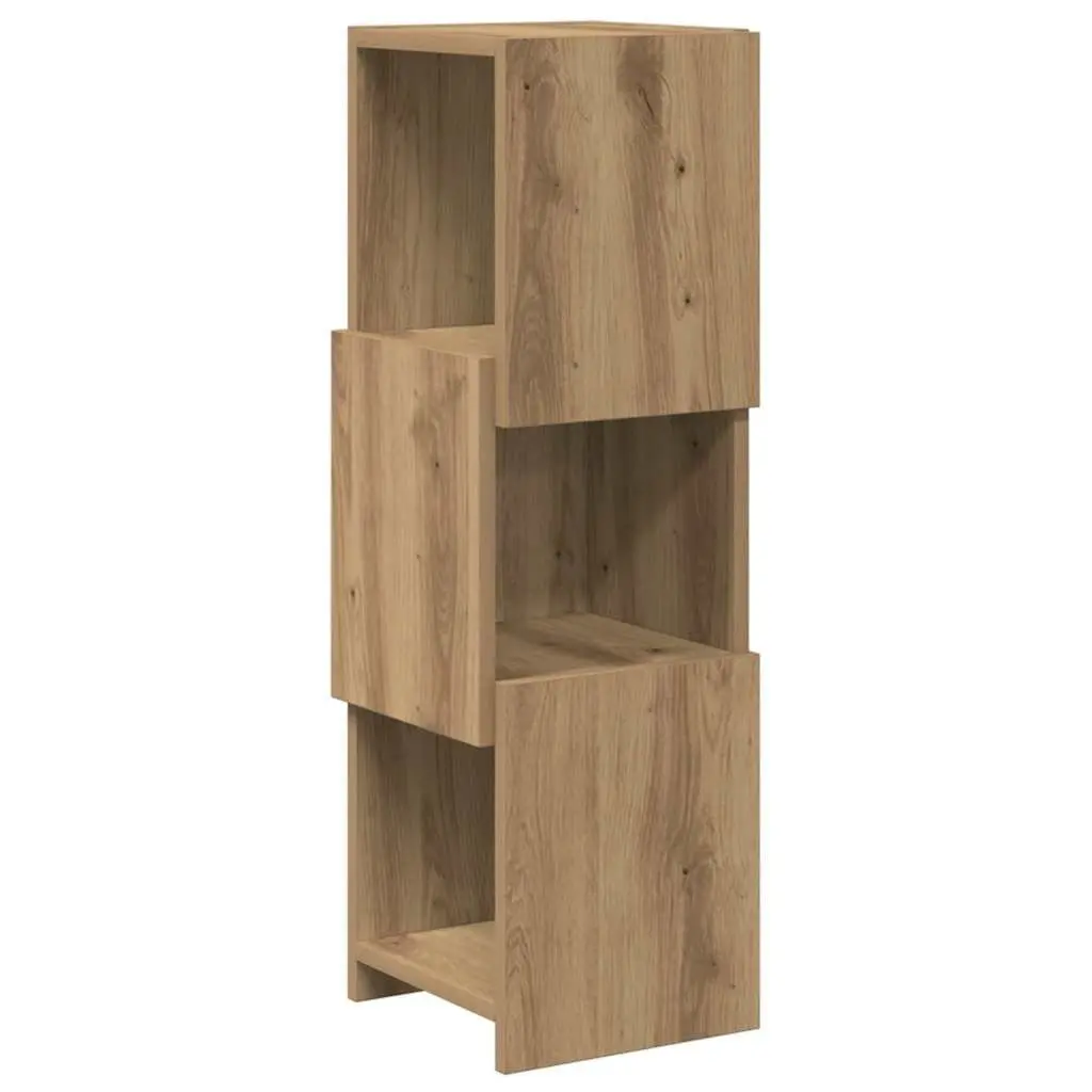 Corner Cabinet Engineered Wood 25.5x25x80cm Brown Modern Living Room Furniture