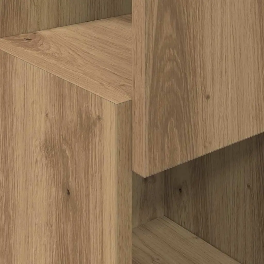 Corner Cabinet Engineered Wood 25.5x25x80cm Brown Modern Living Room Furniture