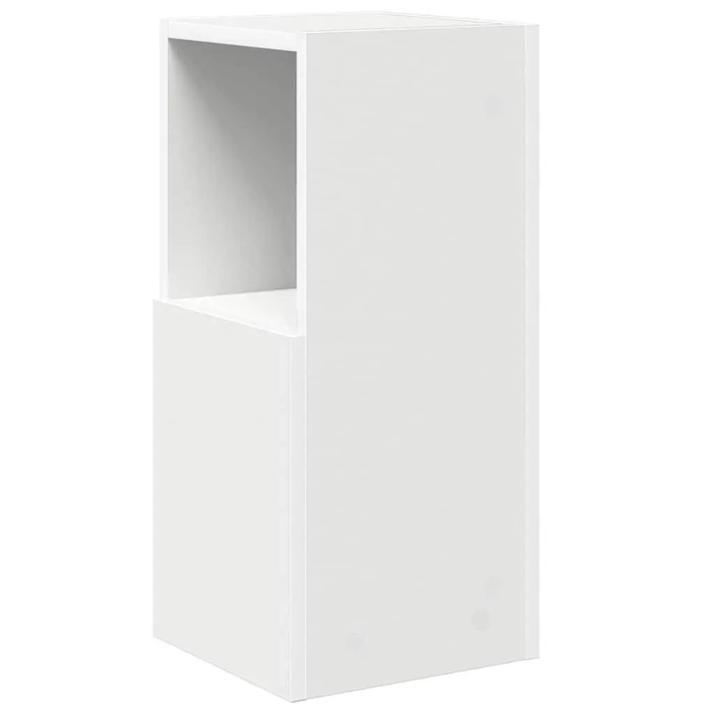 Corner Storage Cabinet 25.5x25x55cm Modern Living Room Shelving Unit