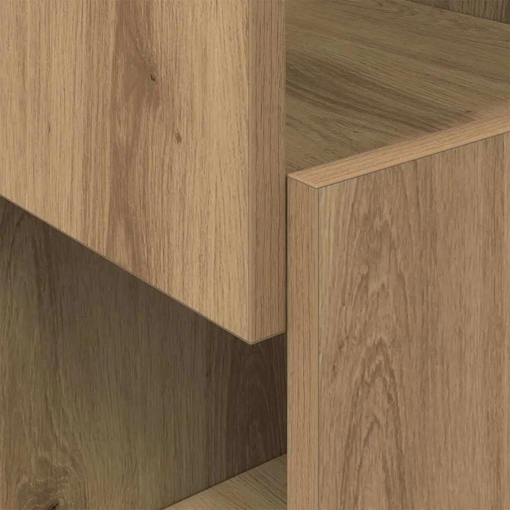 Corner Cabinet 30.5x30x95cm Brown Storage Cupboard Engineered Wood Living Room