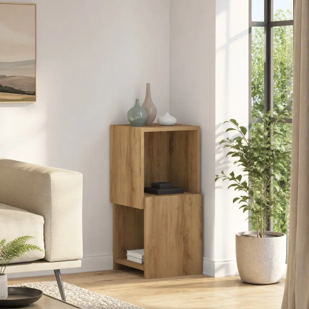 Corner Cabinet 30.5x30x65cm for Small Spaces
