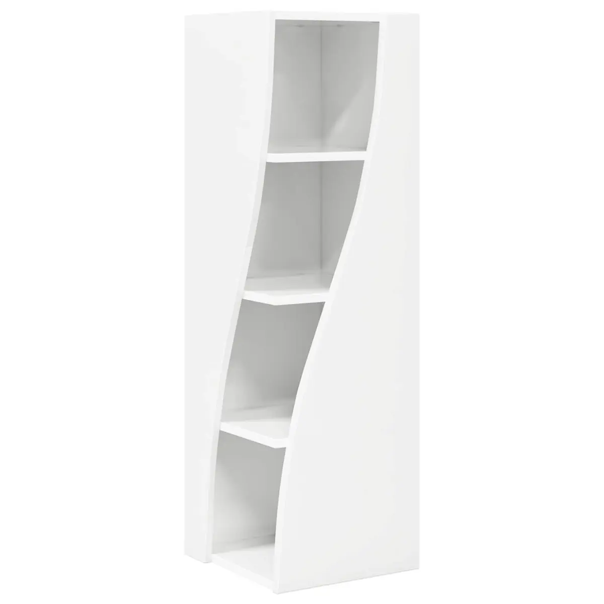 Corner Storage Cabinet 32x32x102cm Modern Living Room Organiser Engineered Wood