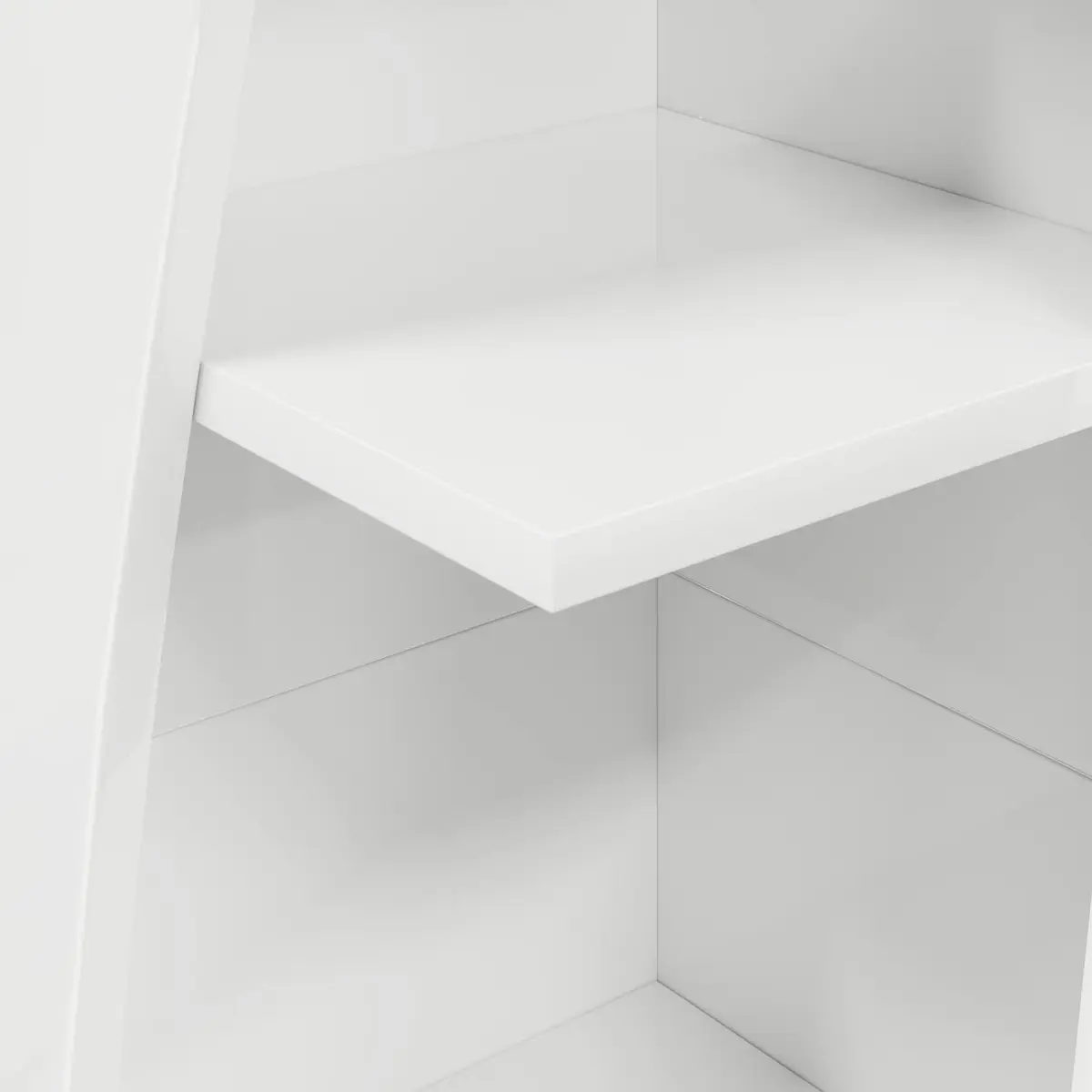 Corner Storage Cabinet Engineered Wood 27.5x27x140cm Matte Modern