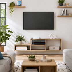 Functional Wall Mounted TV Stand for Organized Spaces