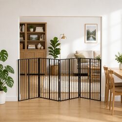Practical 4-Panel Dog Gate for Home Use